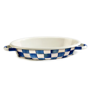 Royal Check Oval Gratin - Medium