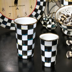 Courtly Check Enamel Tumbler - 10 Ounce