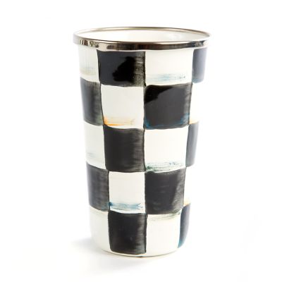Courtly Check Enamel Tumbler - 10 Ounce