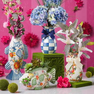 Royal Check Vase - Tall