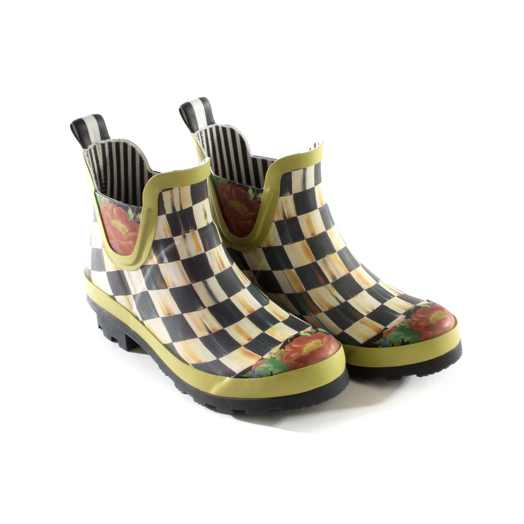 Courtly Check Rain Boots - Short - Size 5