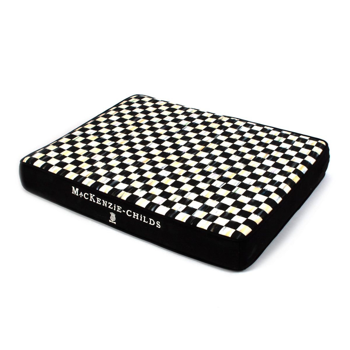 Courtly Check Pet Bed - Black - Small