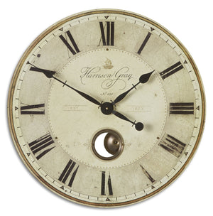 Harrison Gray Wall Clock