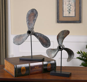 Propellers Rust Sculptures, S/2