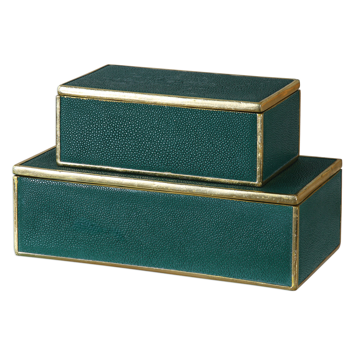 Karis Emerald Green Boxes S/2