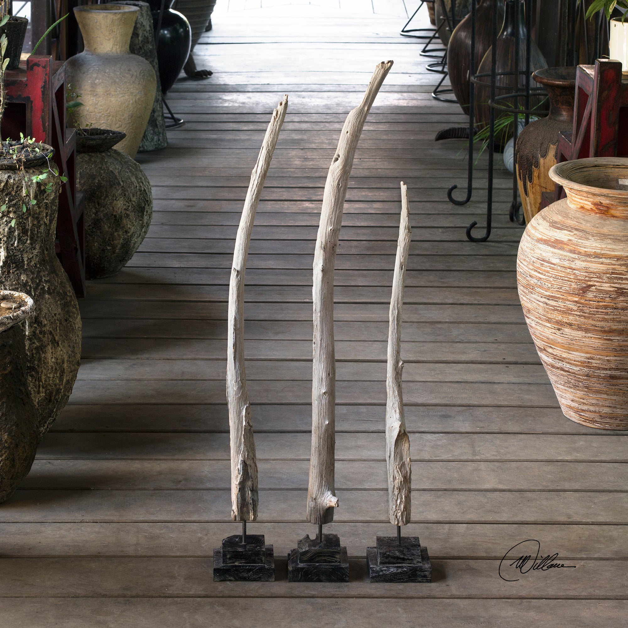 Teak Branches, S/3