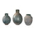 Mercede Weathered Blue-Green Vases S/3