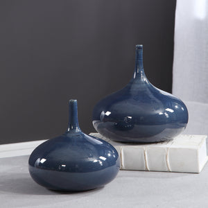 Zayan Blue Vases, S/2