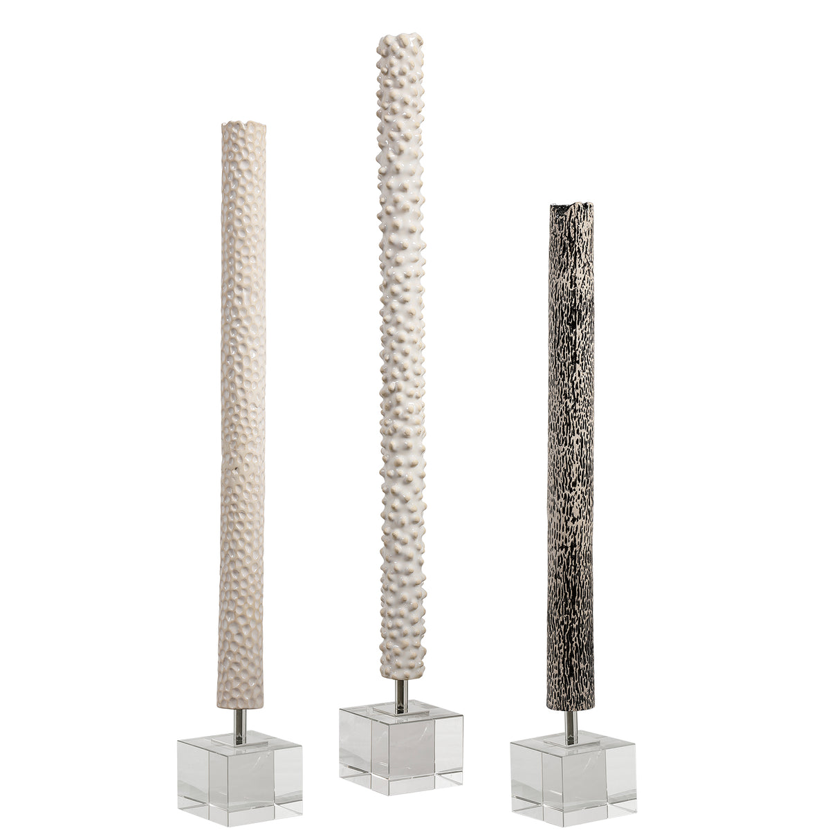 Makira Cylindrical Sculptures, S/3