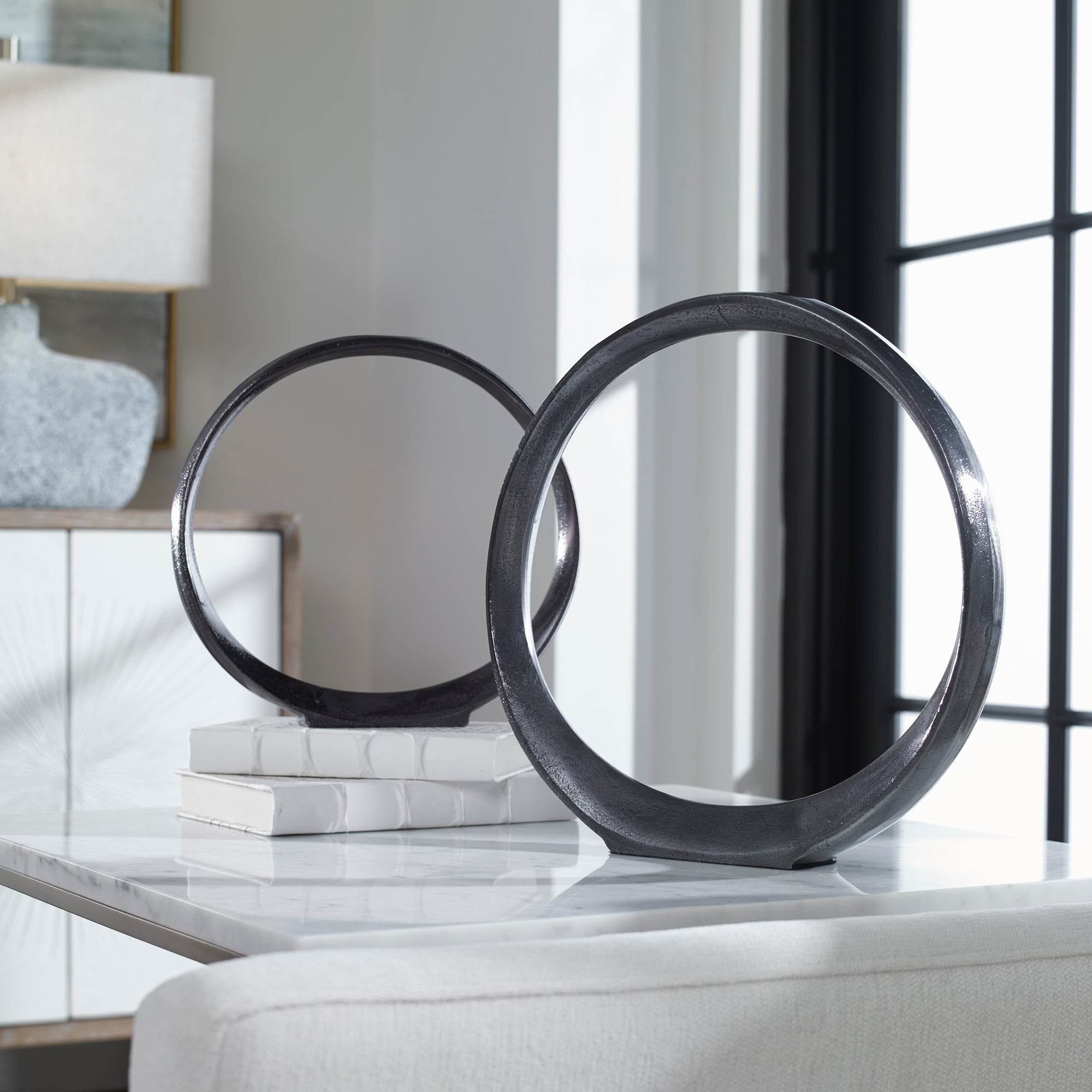 Orbits Black Ring Sculptures, S/2