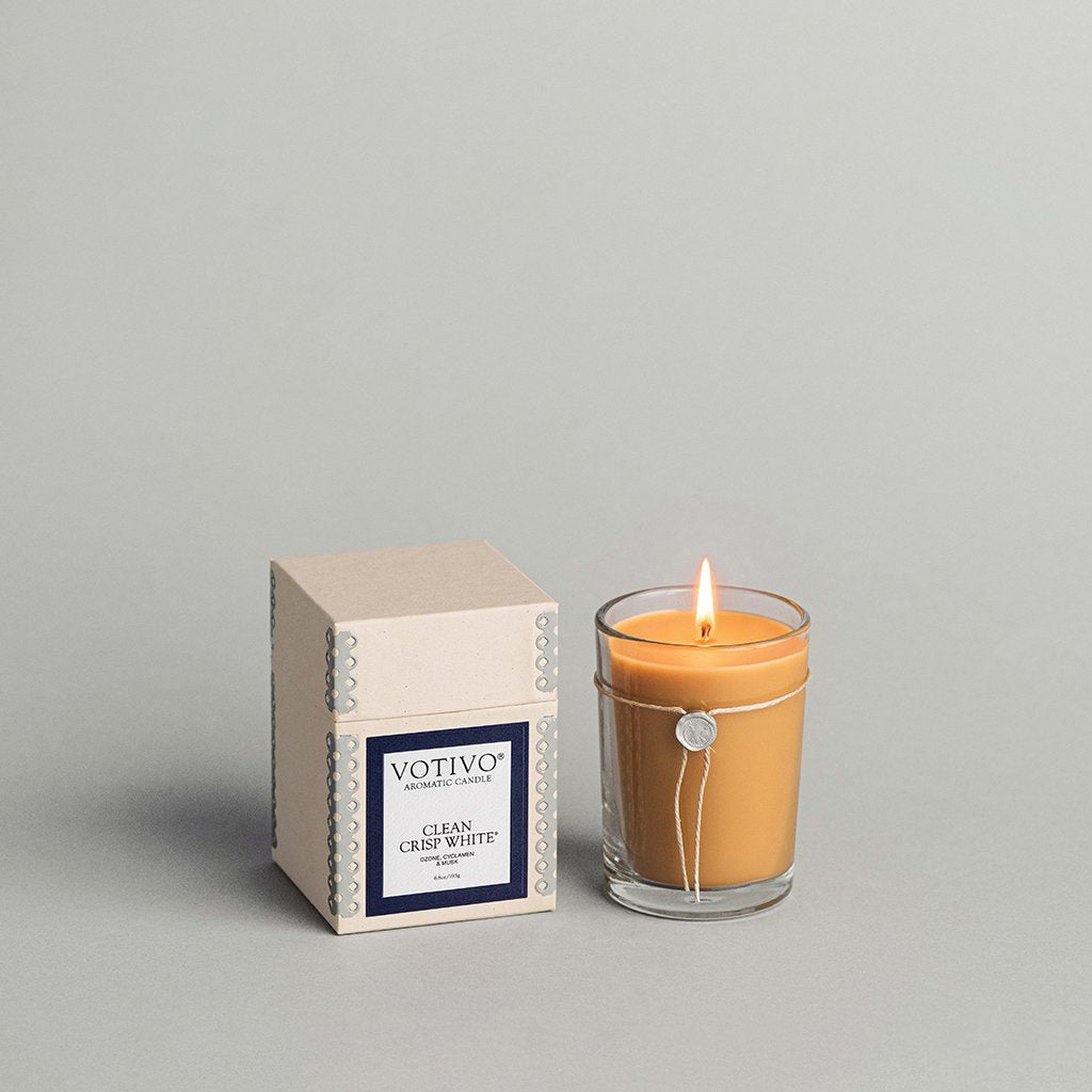 Aromatic Candle Clean Crisp White