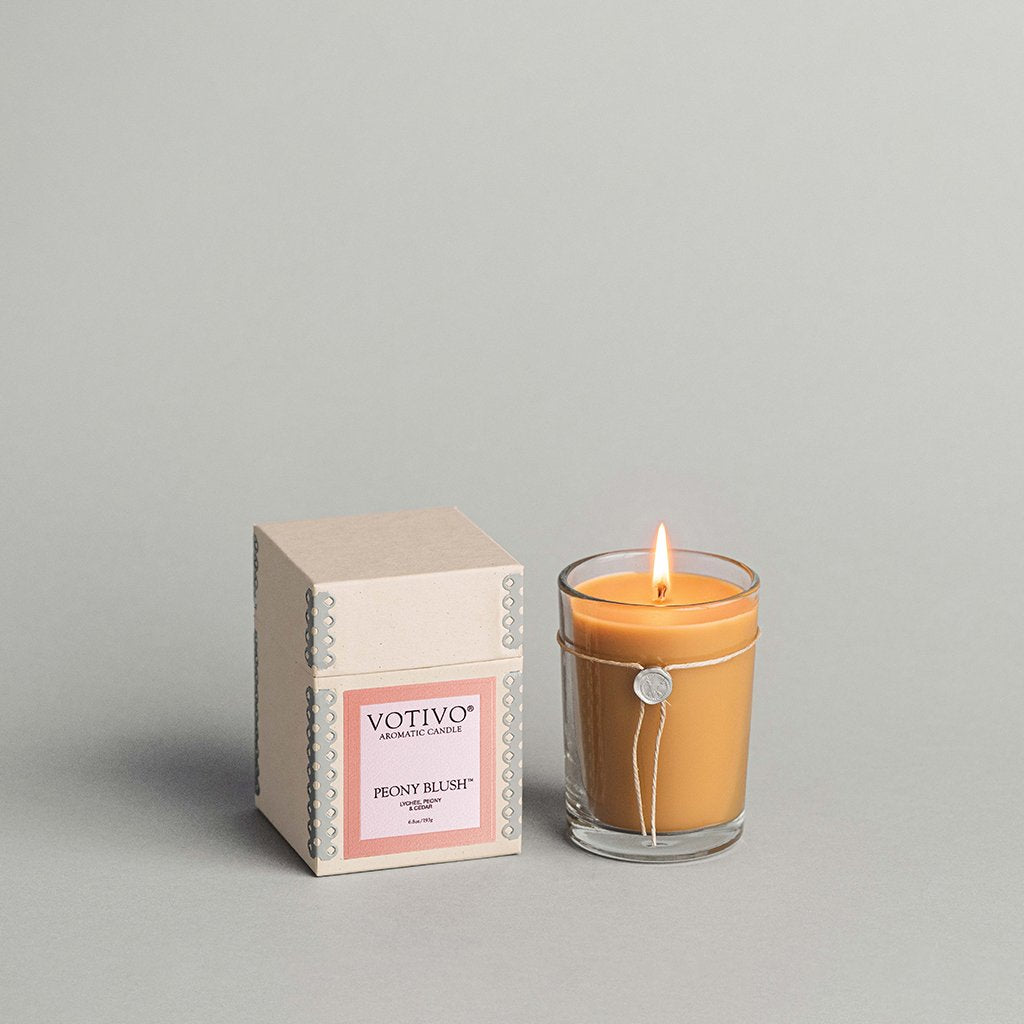 6.8 oz Aromatic Candle Peony Blush