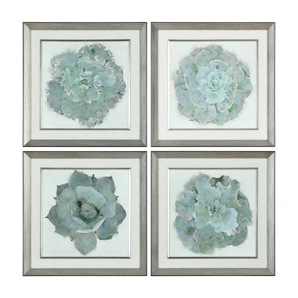 Natural Beauties Framed Prints, S/4