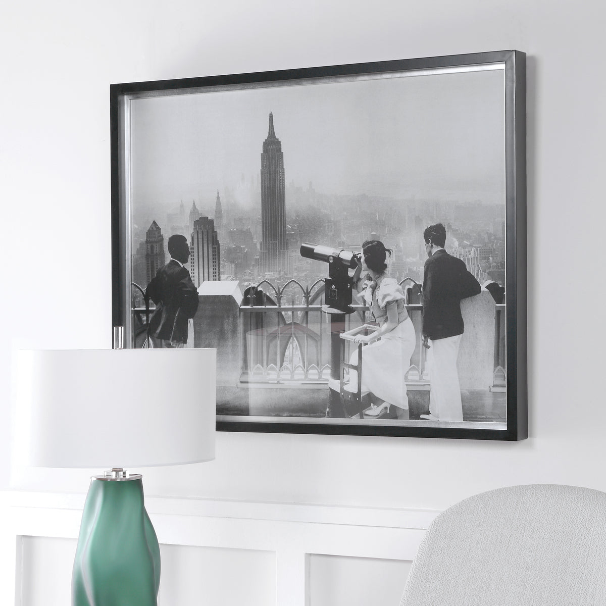 Manhattan View Framed Print