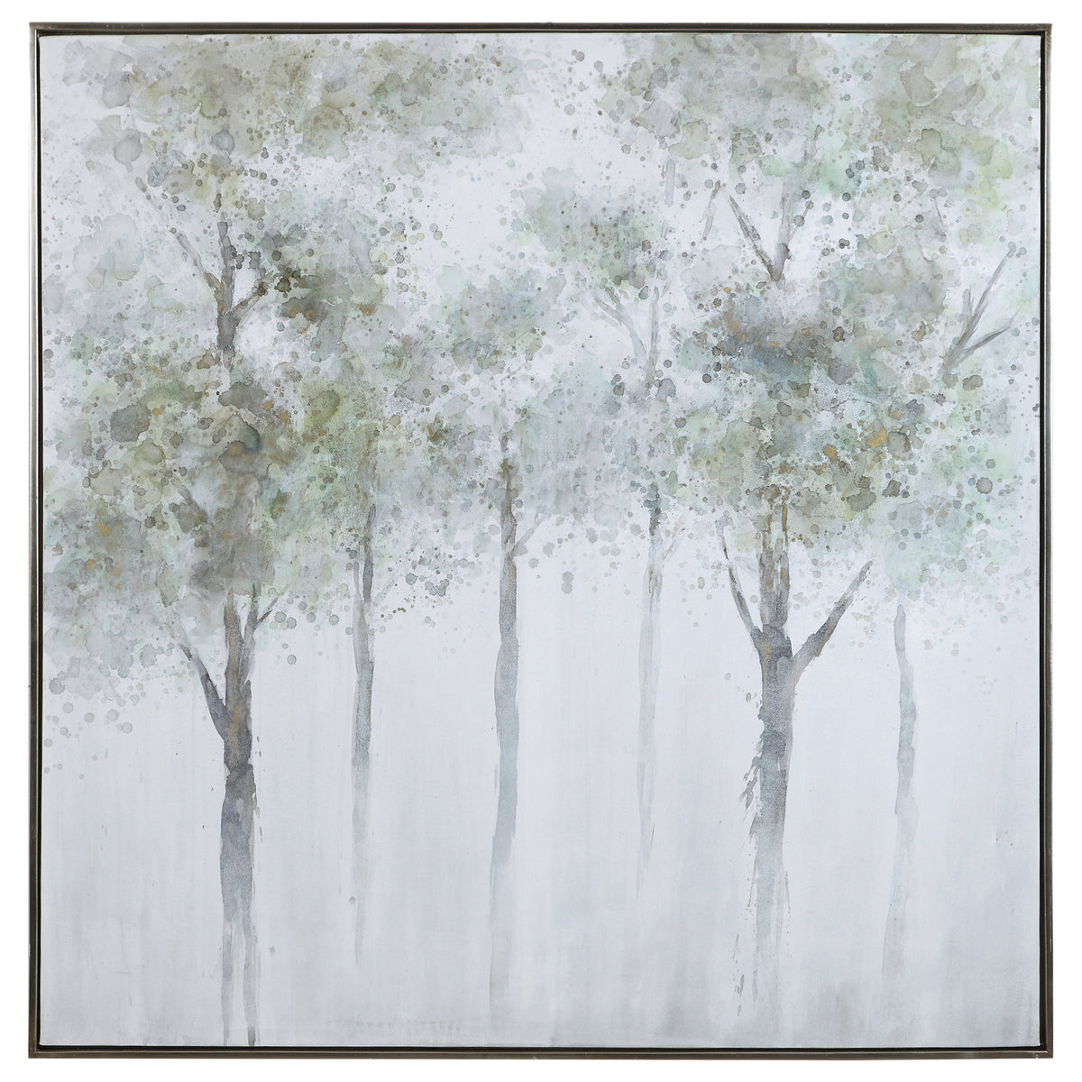Calm Forest Hand Painted Canvas