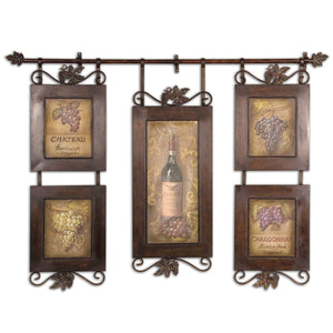 Hanging Wine Oil Reproduction