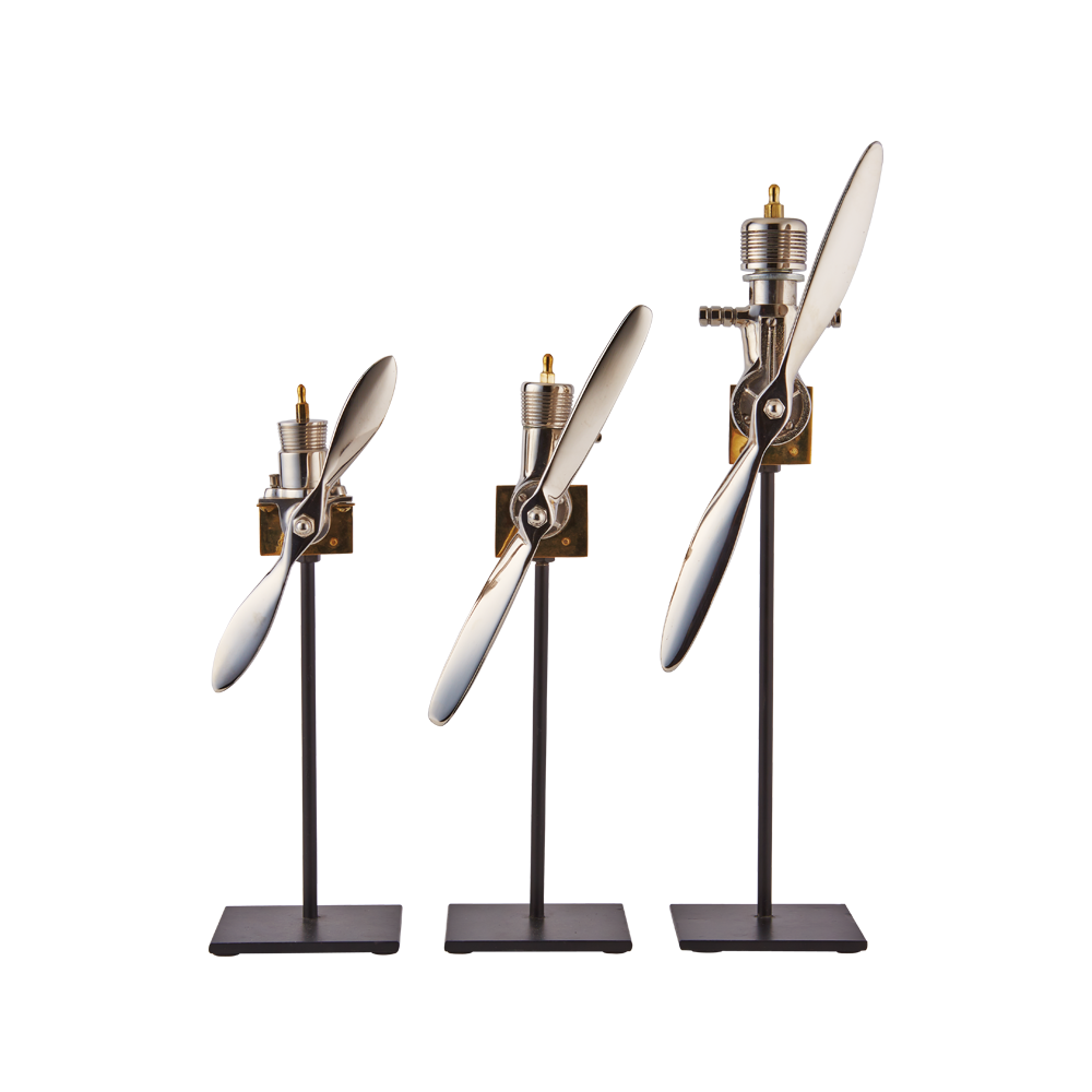 Airplane Engine Replica (Set of 3)