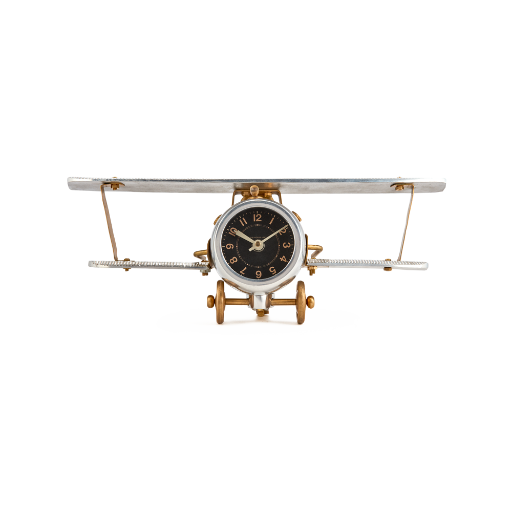 Biplane Table Clock
