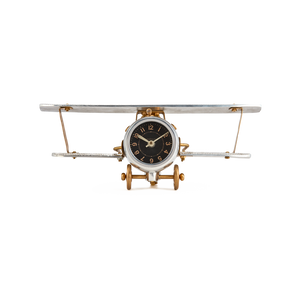 Biplane Table Clock