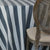 Blue  Awning Stripe Tablecoth