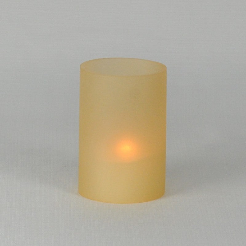 Frosted Glass Candle Holder