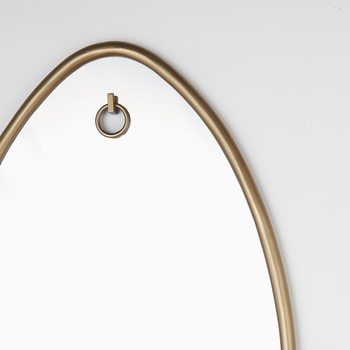 Ellipse Mirror Oval Antique Bronze