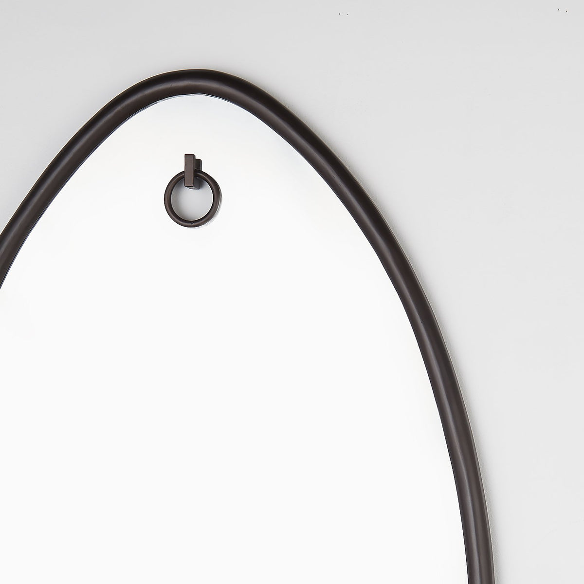 Ellipse Mirror Oval Antique Bronze