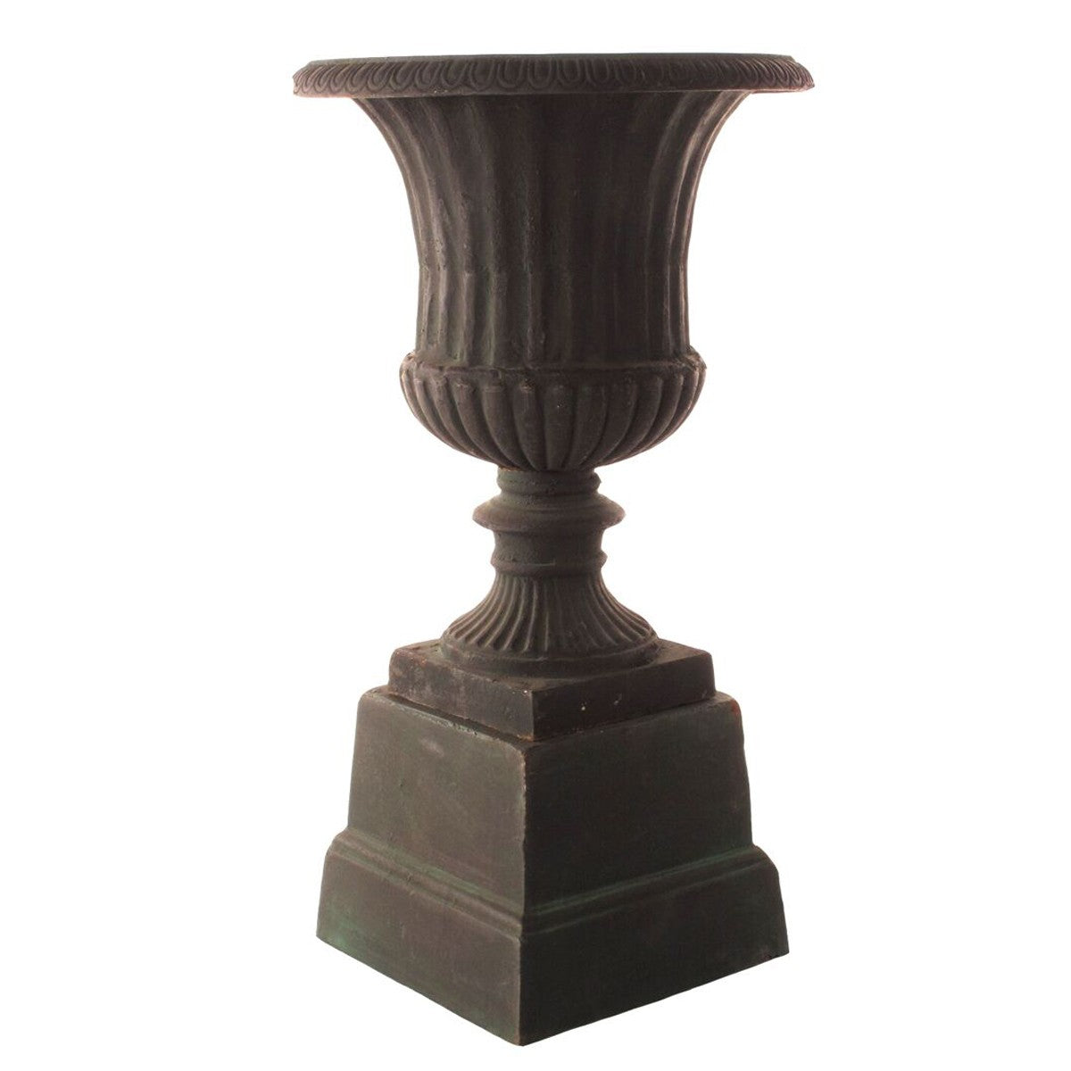 Extra Large Fluted Urn on Pedestal