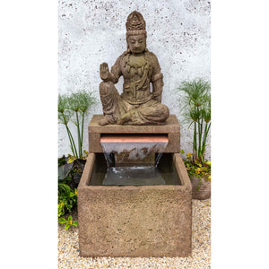 Antique Quan Yin Buddha Fountain