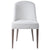 Brie Armless Chair, White,Set Of 2
