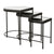 India Nesting Tables, Black, S/3