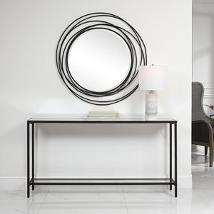 Hayley Black Console Table