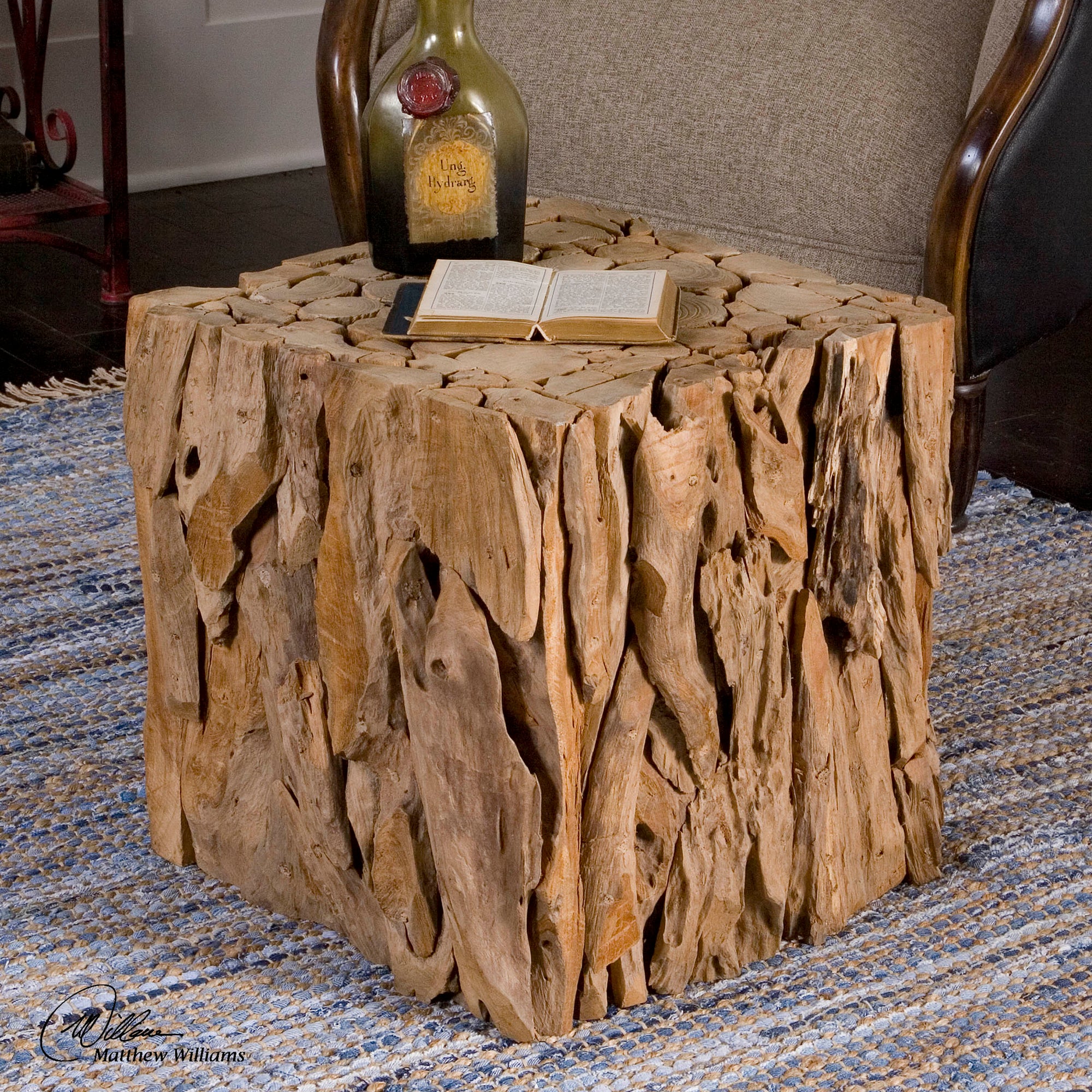 Teak Root Bunching Cube