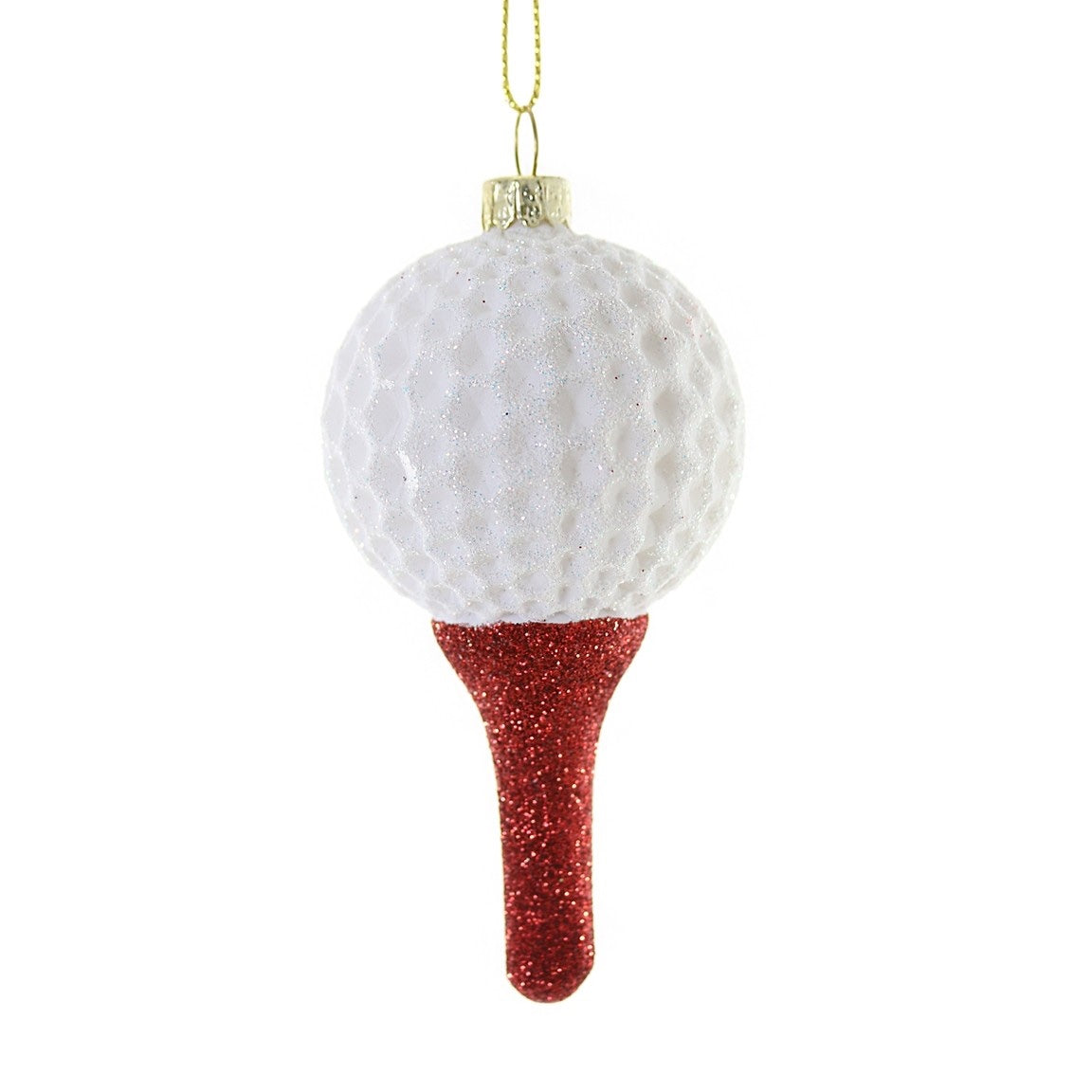 Golf Ball on Tee Ornament