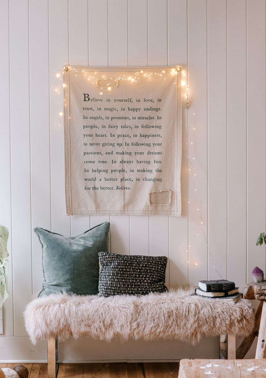 angel tarp Wall Tarp - Believe In Yourself