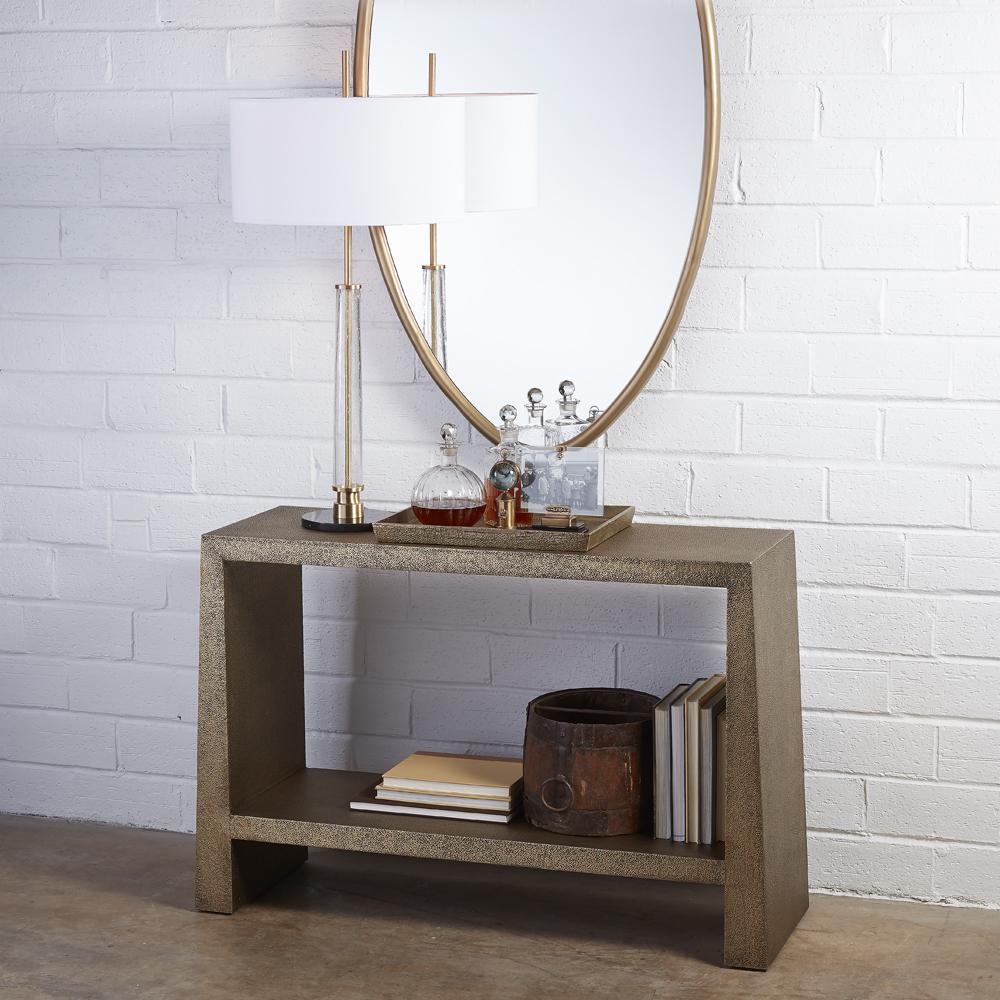 Kush Console Antique Nickel