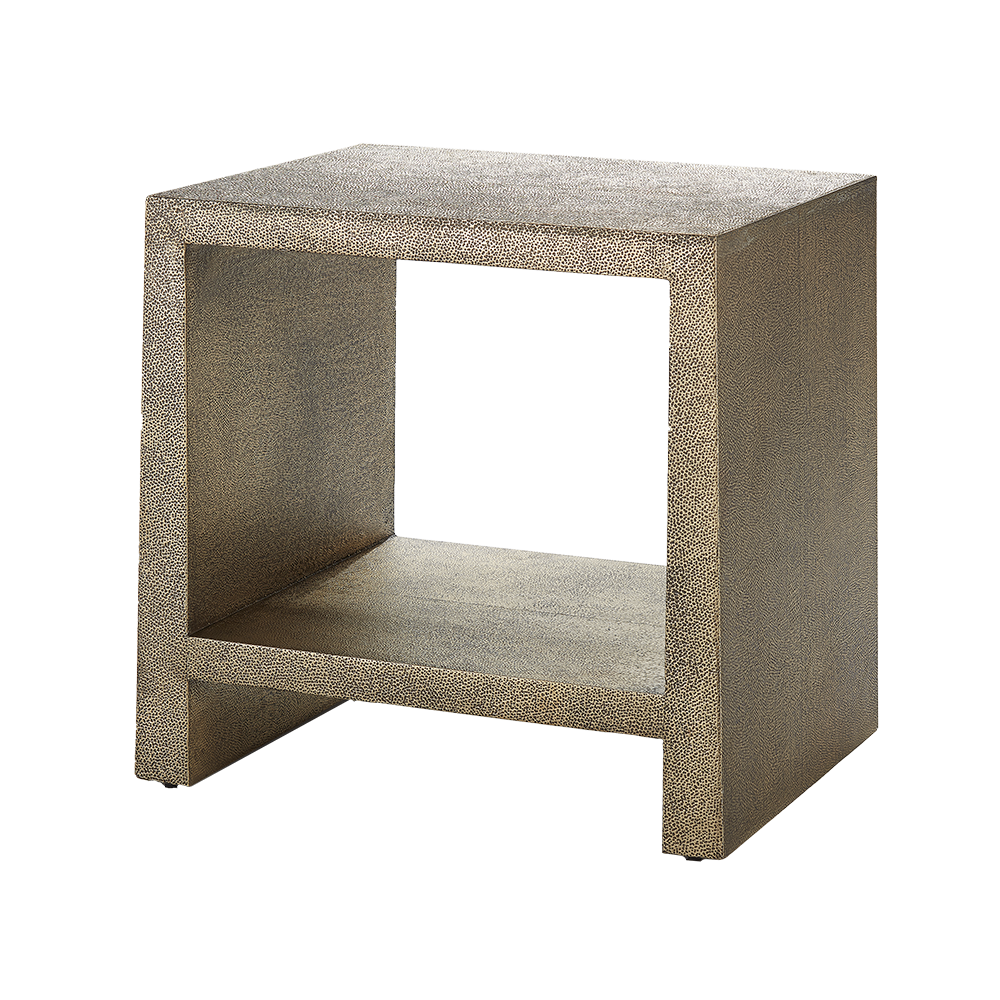 Kush Side Table Antique Nickel