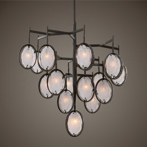 Maxin 15 Light Large Bronze Chandelier