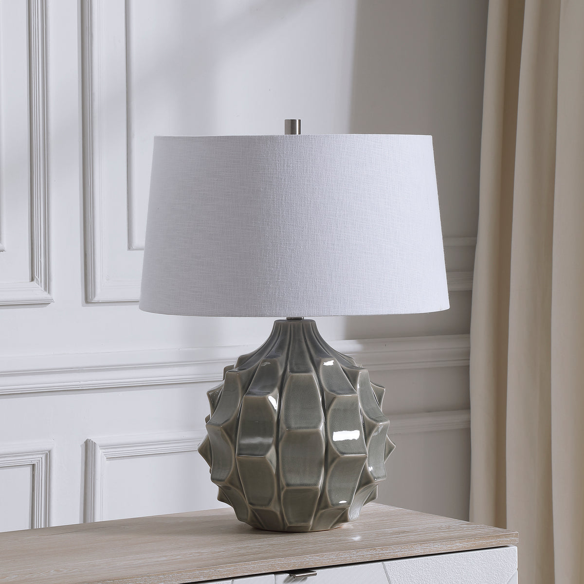 Guerina Gray Table Lamp
