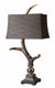 Stag Horn Dark Table Lamp