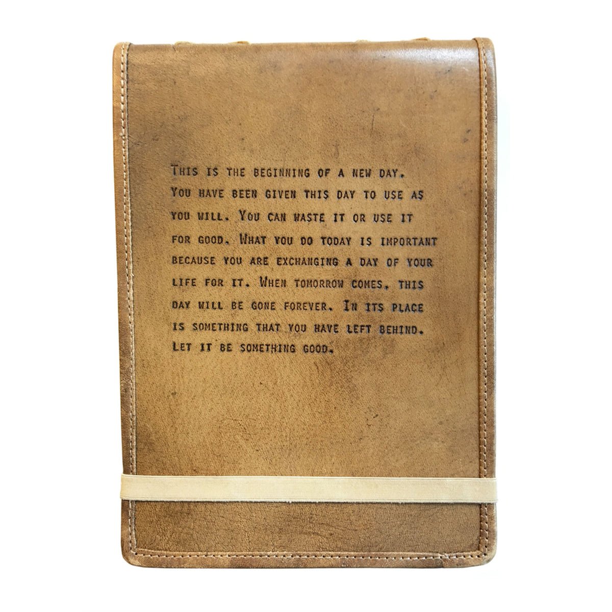 This is The Beginning Leather Journal