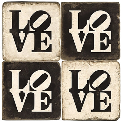 Love Coasters - Set of 4