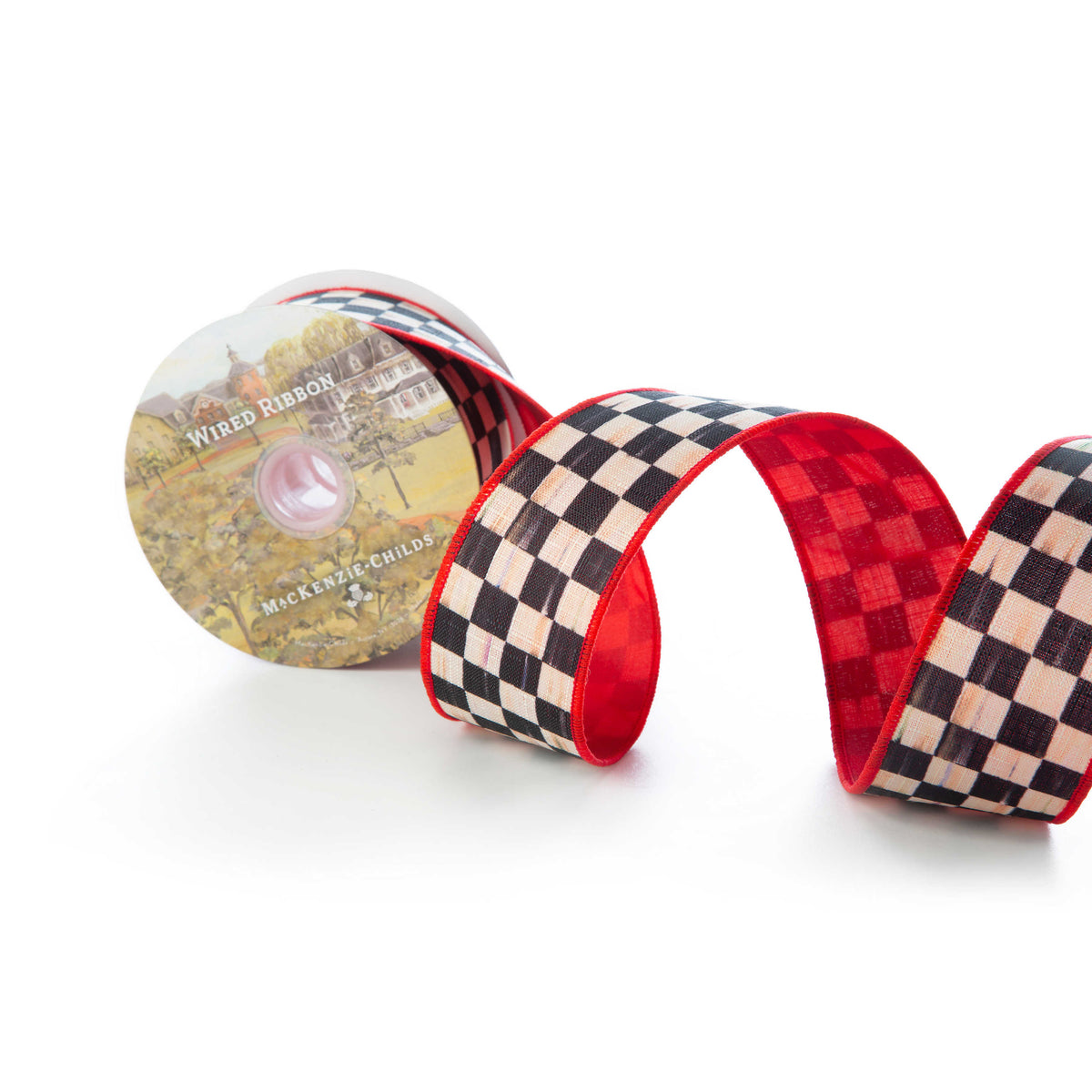 Courtly Check 2&quot; Ribbon - Red