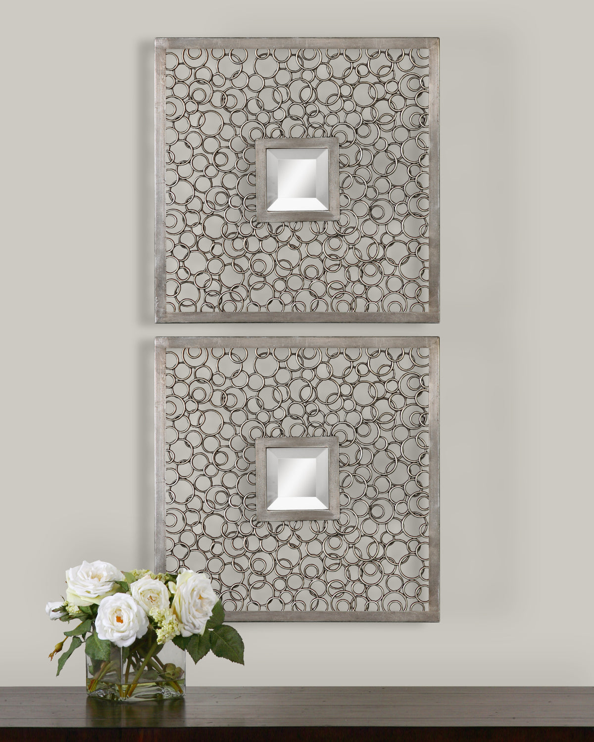 Colusa Mirrored Wall Decor, S/2