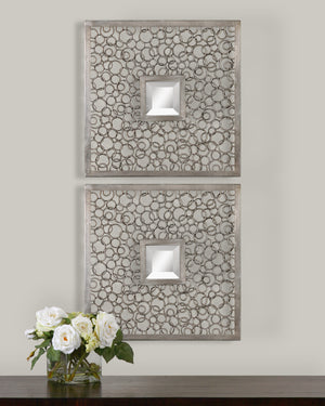 Colusa Mirrored Wall Decor, S/2