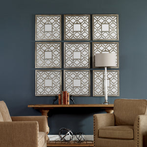 Sorbolo Mirrored Wall Decor S/2