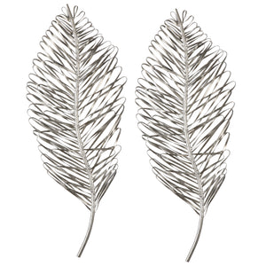 Leaflets Metal Wall Decor, S/2