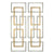 Aerin Metal Wall Panels S/2