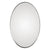 Pursley Brushed Nickel Oval Mirror