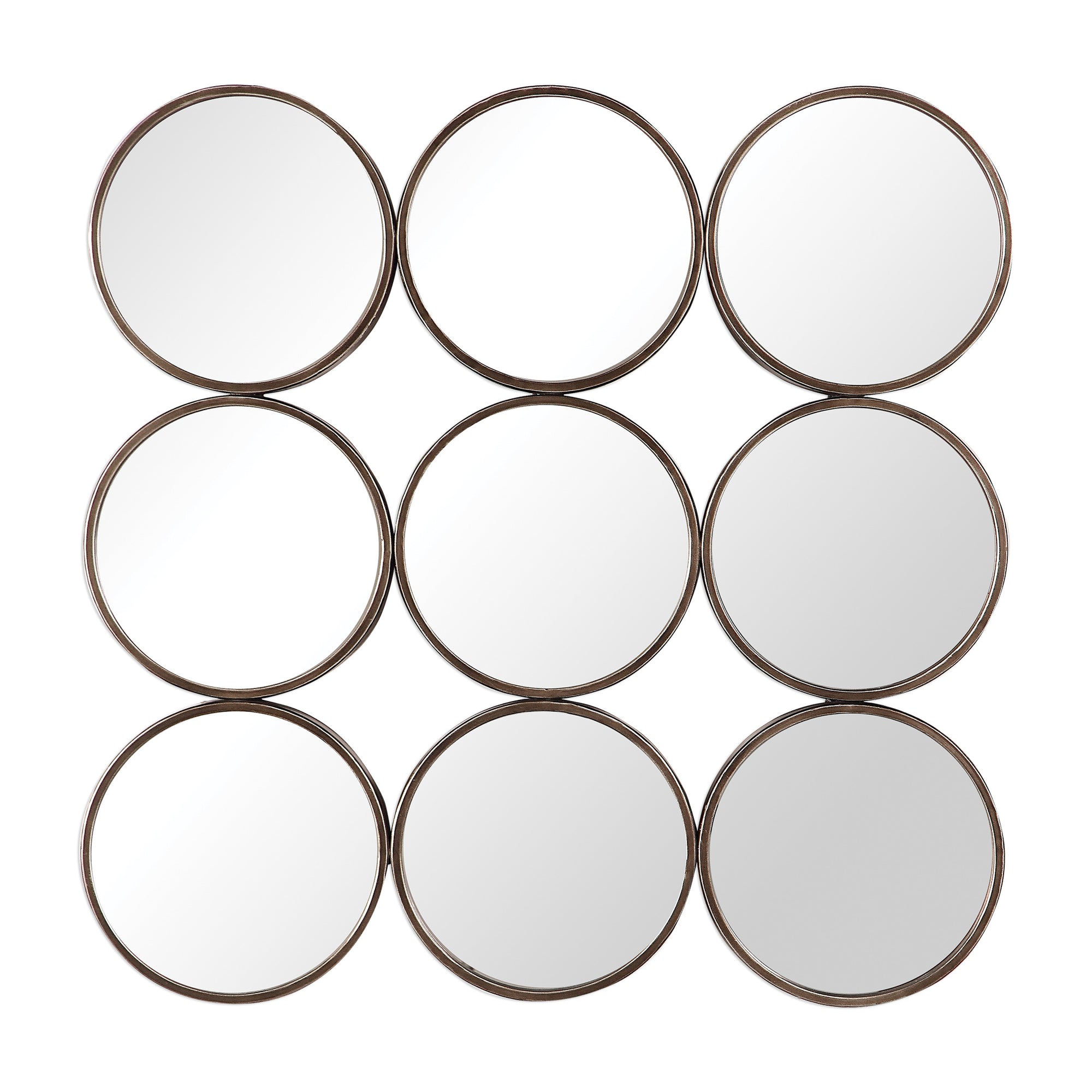 Devet Welded Iron Rings Mirror